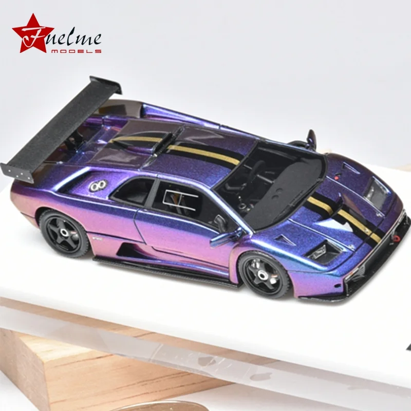 1/64FuelMeランボルギーニ Diablo GTRパープル レジンミニカー New In Stock Fuelme Models 1:64 Large Pineapple Lamborghini Diablo