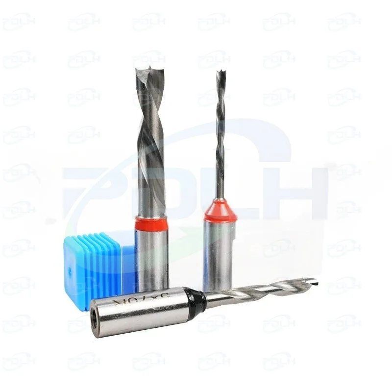 5PCS Good Quality Carbide TCT Dowel Drill Bits CNC Router Tools For Woodworking Machinery  Total Length 70mm
