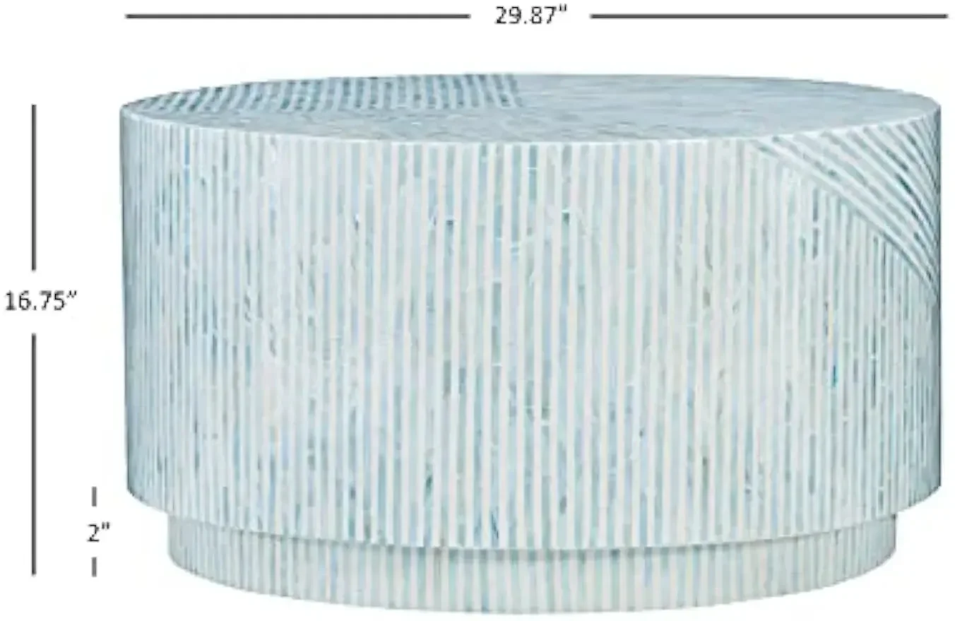 [عرض لفترة محدودة! ] طاولة القهوة المستديرة من بيرين بلو كابيز