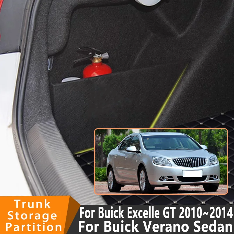 

Автомобильные аксессуары для Buick Excelle GT 2010 ~ 2014 2013 седан, автомобильный органайзер, боковая перегородка багажника, детали ящика для хранения в салоне