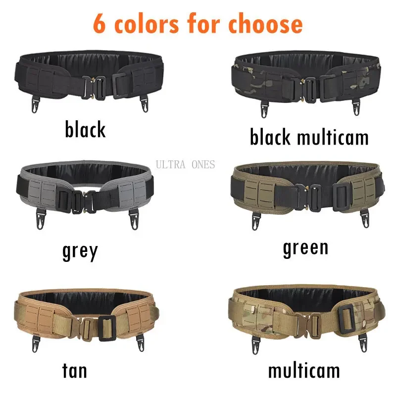 Tactical Combat Belts Quick Release Men's Waistband Outdoor Hunting Sports Multi-Function Buckle Nylon Belts