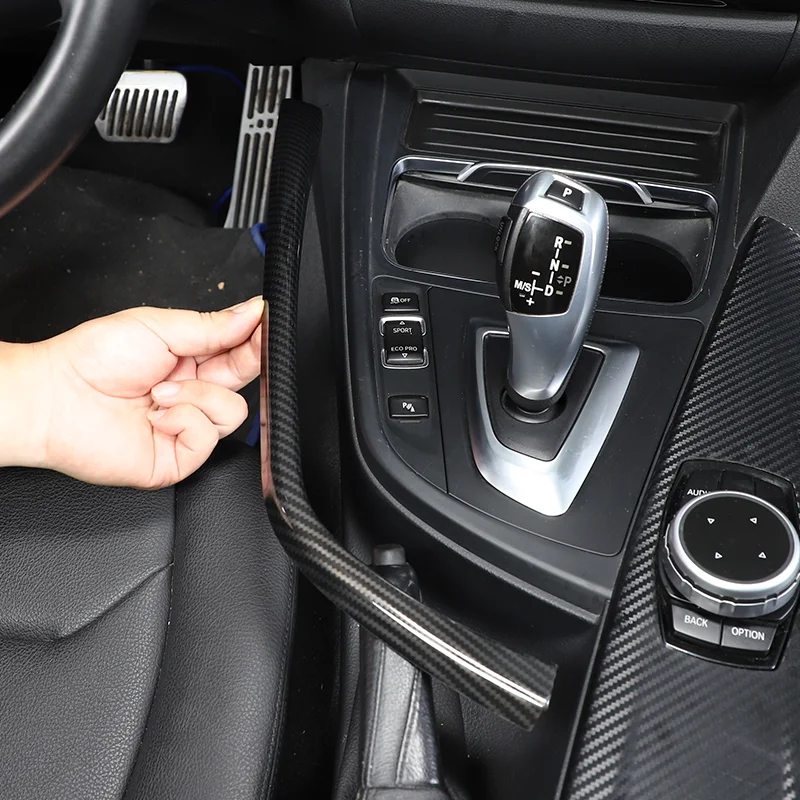 

For 13-19 BMW 3 Series/3 Series GT/4 Series shifter L-shaped side strip decoration car interior decoration accessories LHD
