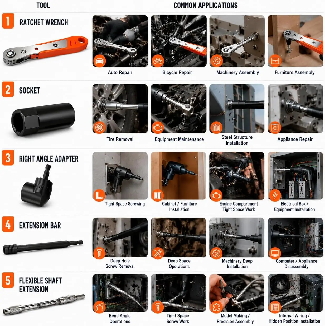 86 PCS Magnetic Impact Nut Driver Set Screwdriver Bits, Metric & SAE