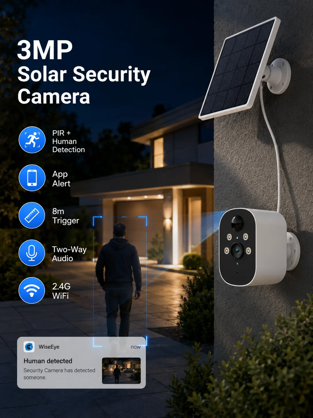 camera-wifi-solaire-3mp-pour-exterieur-configuration-bluetooth-batterie-4000mah-capteur-de-mouvement-pir-double-eclairage-led-sirene-d'alarme
