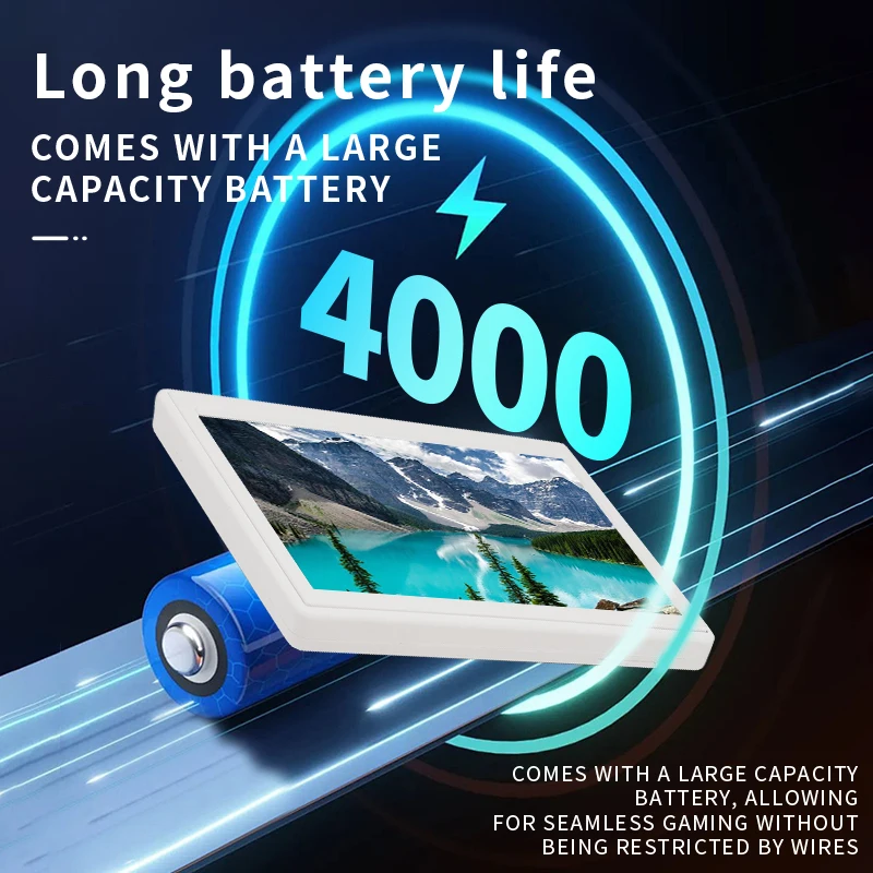 XP18 TV Game Console HDMI Output 7'' Screen Portable Video Console Wireless Controller Supports Simulator 4000mAh Battery