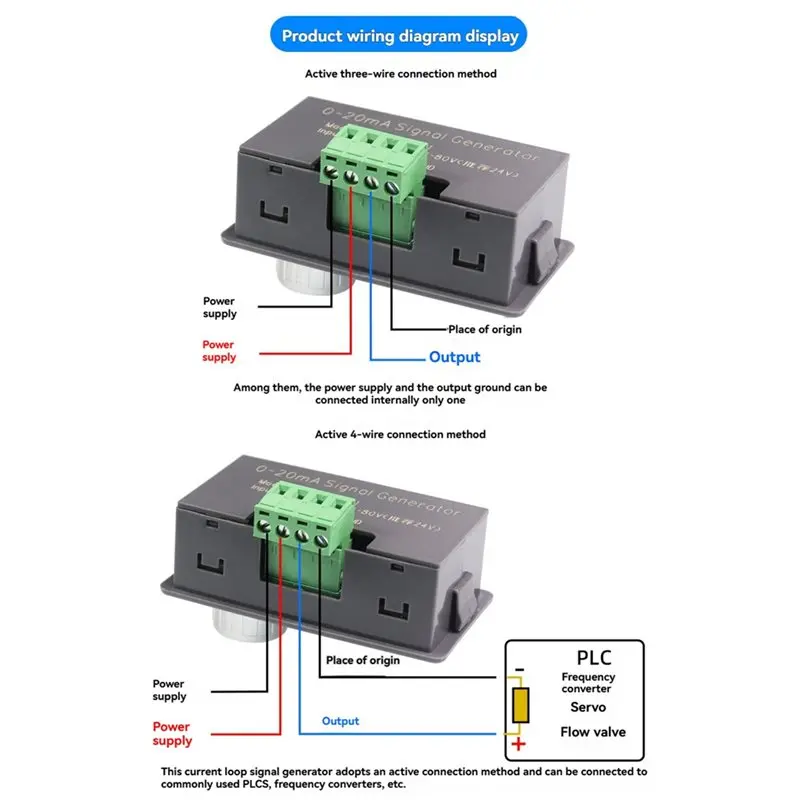 [LXYA68Z!] PLC Analog Control Module 0-20Ma Voltage Signal Generator Adjustable Signal Source Variable Frequency Servo Transmitt