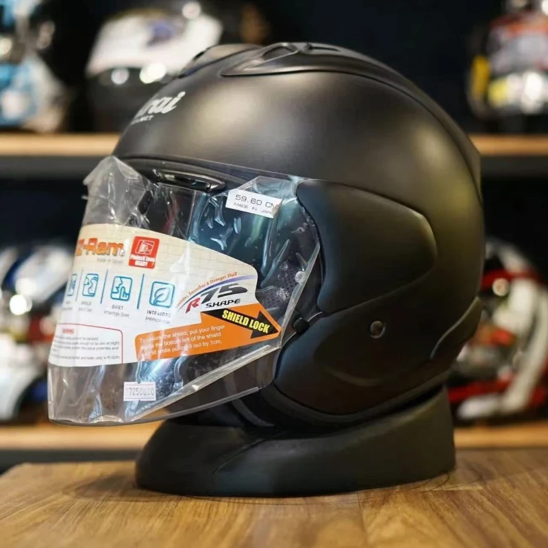 

VZ-RAM Matte Black Half Face Helmet SZ-R EVO Motorcycle Helmet Riding Motocross Racing Motobike Open Face 3/4 Jet Helmet