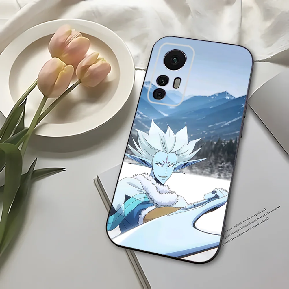 Capa de telefone com nivelamento solo de quadrinhos para Xiaomi 11 Redmi Note 11 5G 8T 9A 9 10T Note8Pro Note9 12SUltra Capa preta