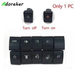 1PC car fog lamp LED power radar mirror heating music modification switch Button for VW Polo 04-09