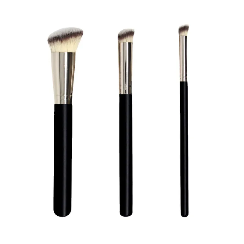 Makeup Brushes Foundation Concealer Angled Seamless Cover Synthetic Dark Circle Liquid Cream Cosmetics Contour Brush Beauty Tool