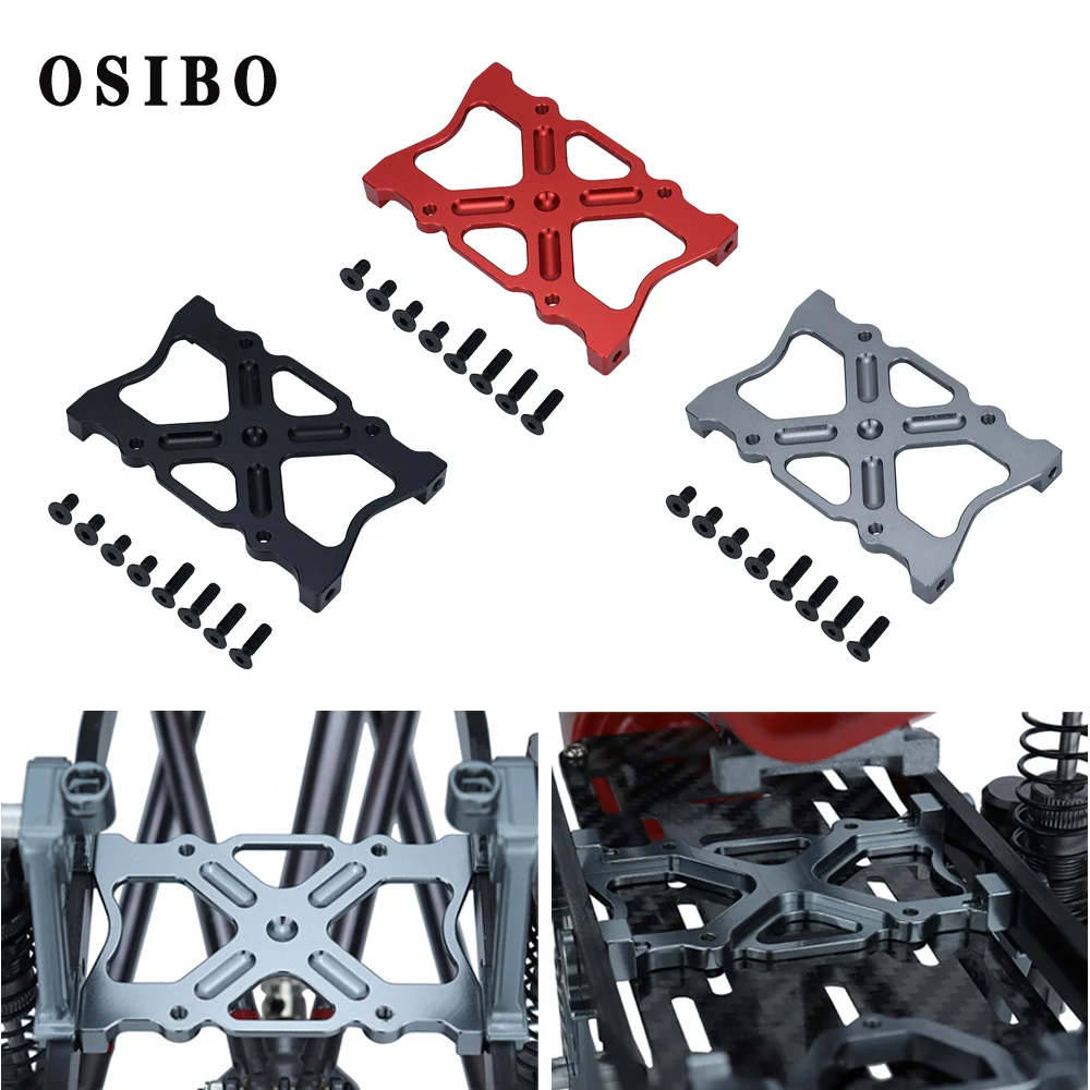 Aluminum Battery Plate Holder Mounting Frame Bracket for Axial SCX10 1/10 RC Remote Control Car Accessories Spare Parts