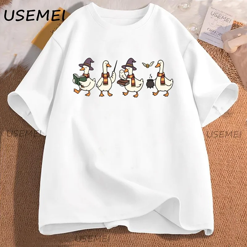 

Funny Silly Goose T Shirt Book Lover Bookish T-Shirt Casual Cotton Clothing Harajuku O-neck Short Sleeve Women's Clothing