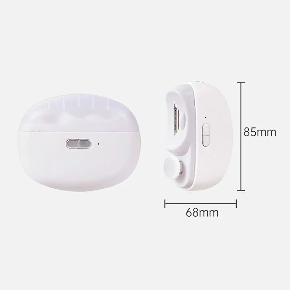 Coupe-ongles électrique 2 en 1, outil de soins de manucure, anti-éclaboussures, automatique, Rechargeable