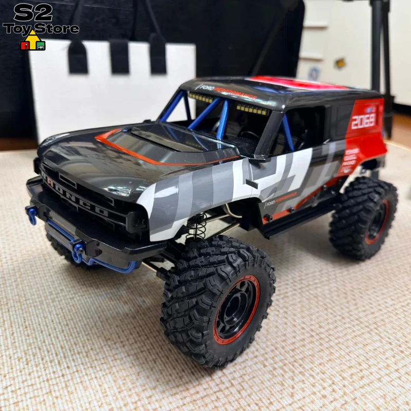 

Радиоуправляемая машина MJX H12P, масштаб 1:12, бесщеточный Ford Bronco R Baja1000, официальная лицензированная модель гусеничного внедорожного грузовика из АБС-пластика