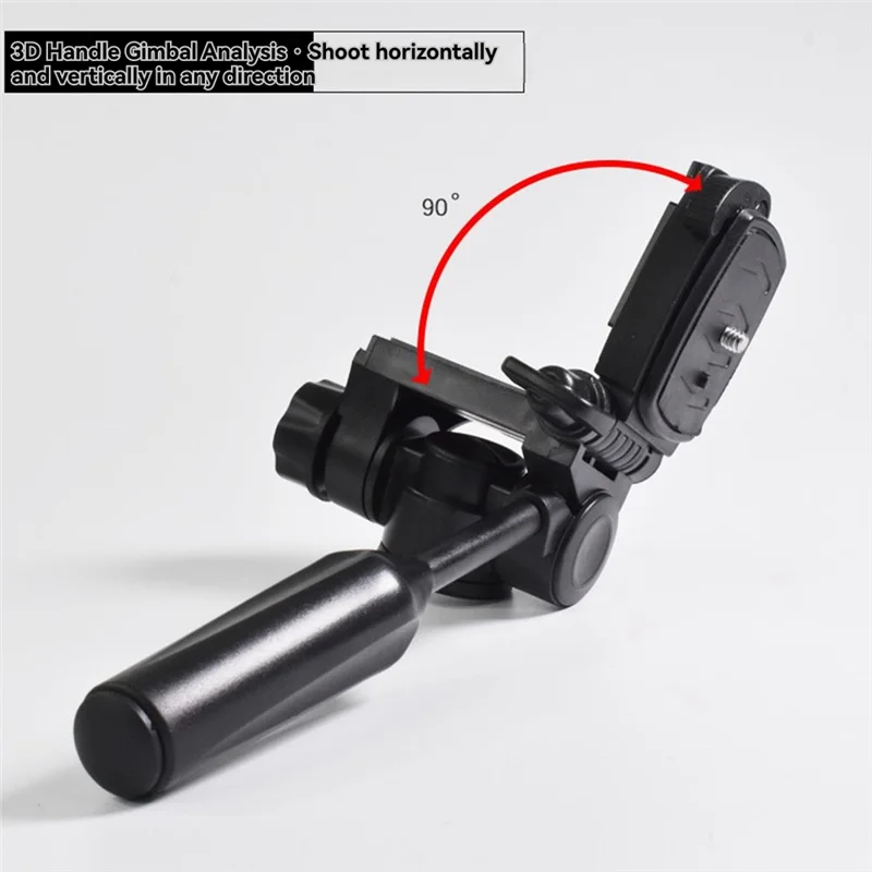 ABZW 3D Camera Phone Tripod Tripod DSLR For Monopod 3/8" 1/4"Thread With Quick Release Plate
