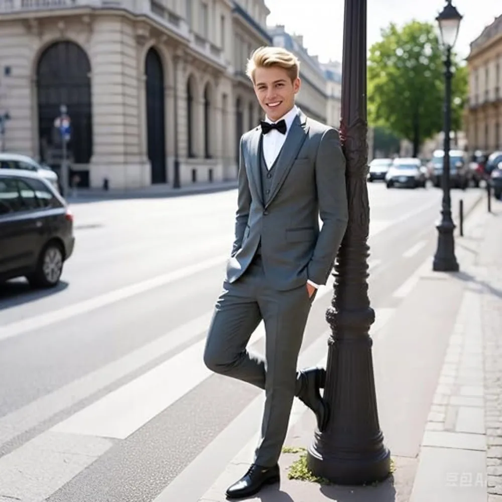 

Business men's suits are used for wedding banquets, job interviews, and important workplace occasions, including outerwear+jack