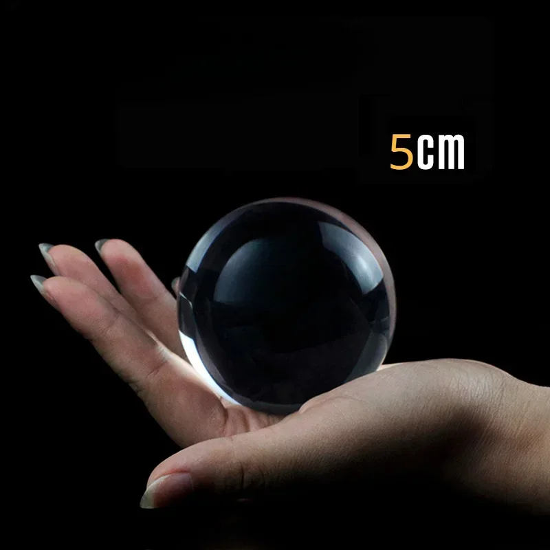 5cm Juggling Crystal Ball Acrylic Material 100% Transparency Professional Manipulation  Accessories Magic Magie