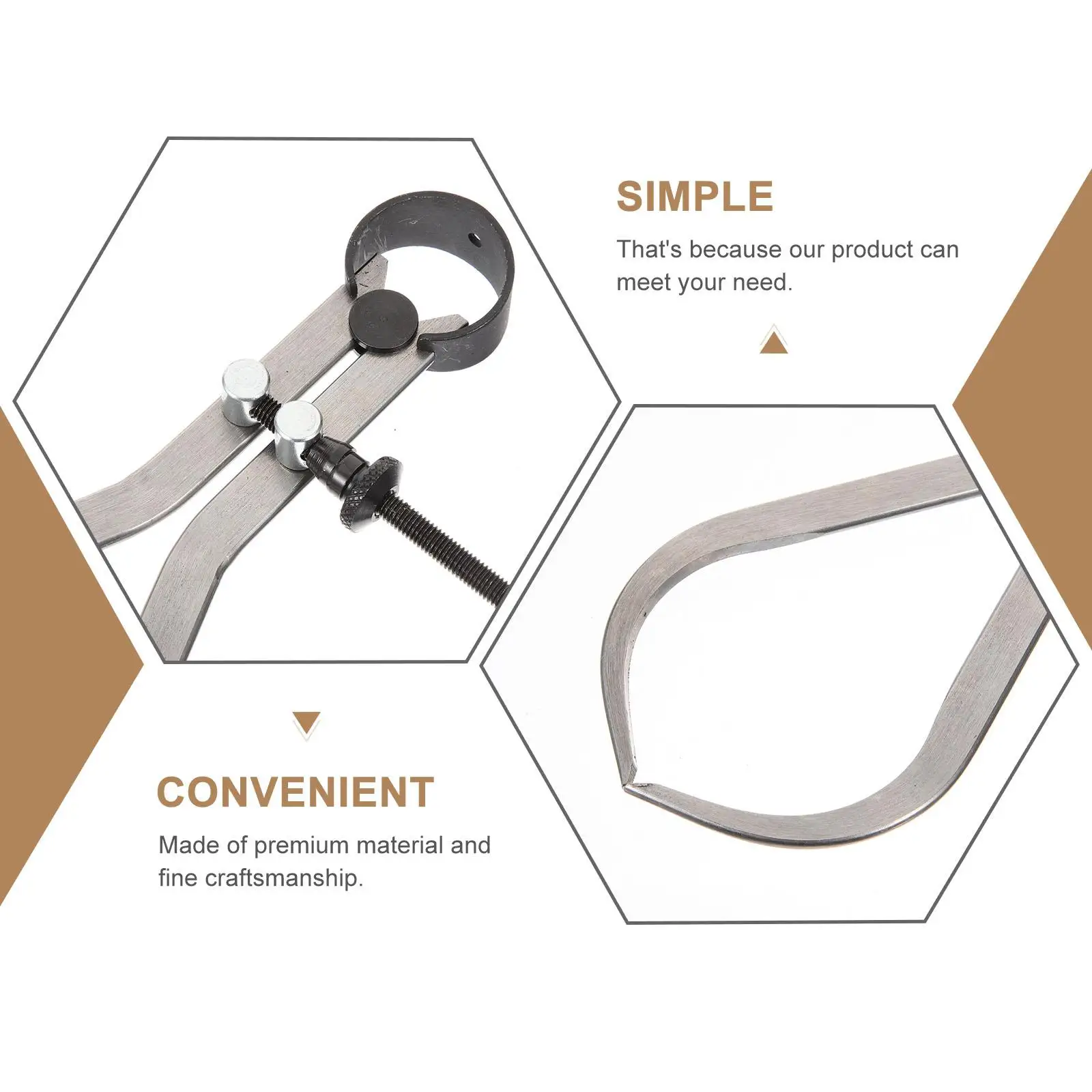 Wood Working Tools External Calipers Measuring outside Carbon Steel Turning Kit