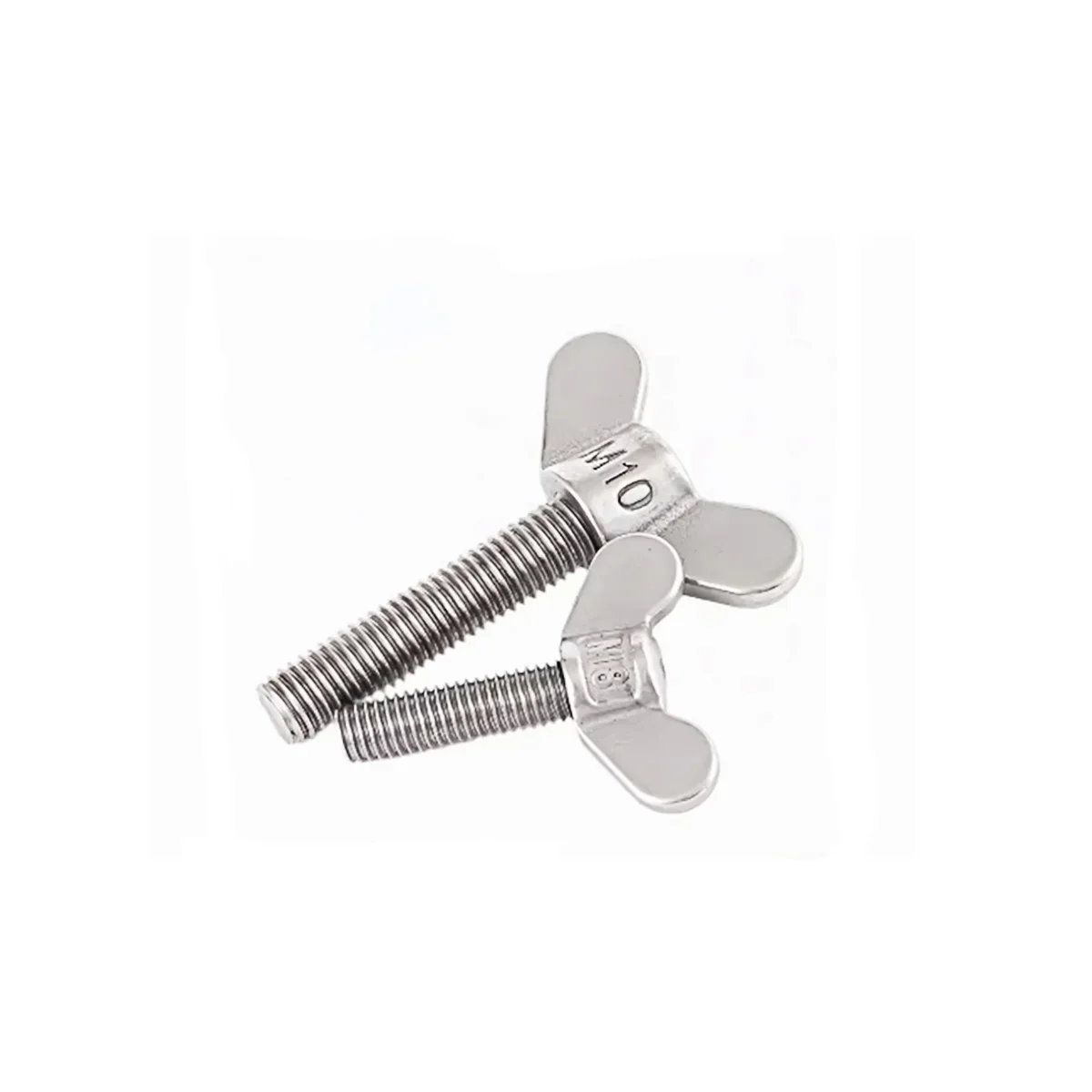 

304 Stainless Steel Butterfly Screw Sheep Angle Bolt / Yuanbao Hand Screw Fastener M8M10M12M16