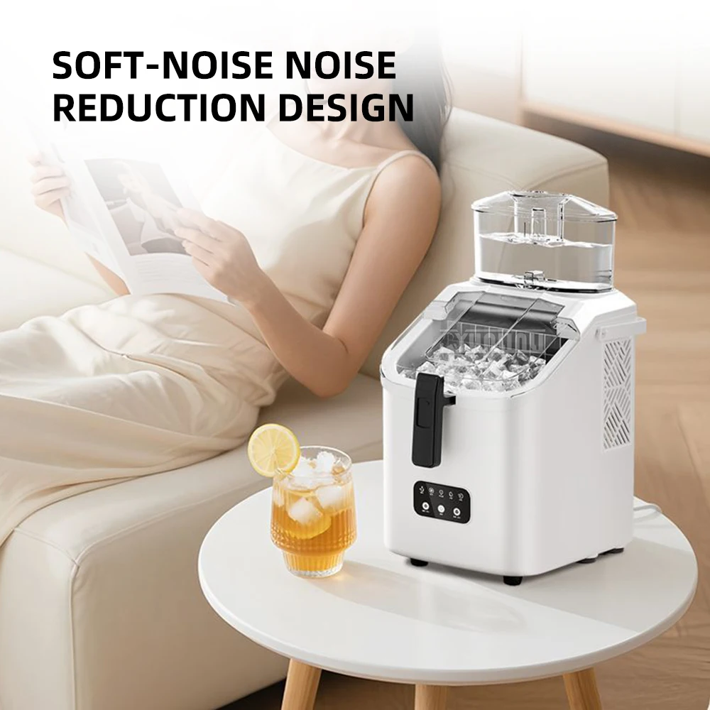 Z6-YF 가정용 제빙기 소형 완전 자동 고형 얼음 생산 가정용 주방 가전제품 제빙기 화이트 색상