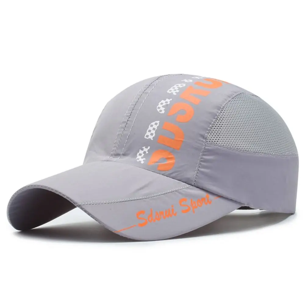Breathable Quick Drying Quick Drying Hat Ultra Thin Mesh Sunshade Baseball Hat Peaked Cap Letter Mesh Baseball Cap Outdoor