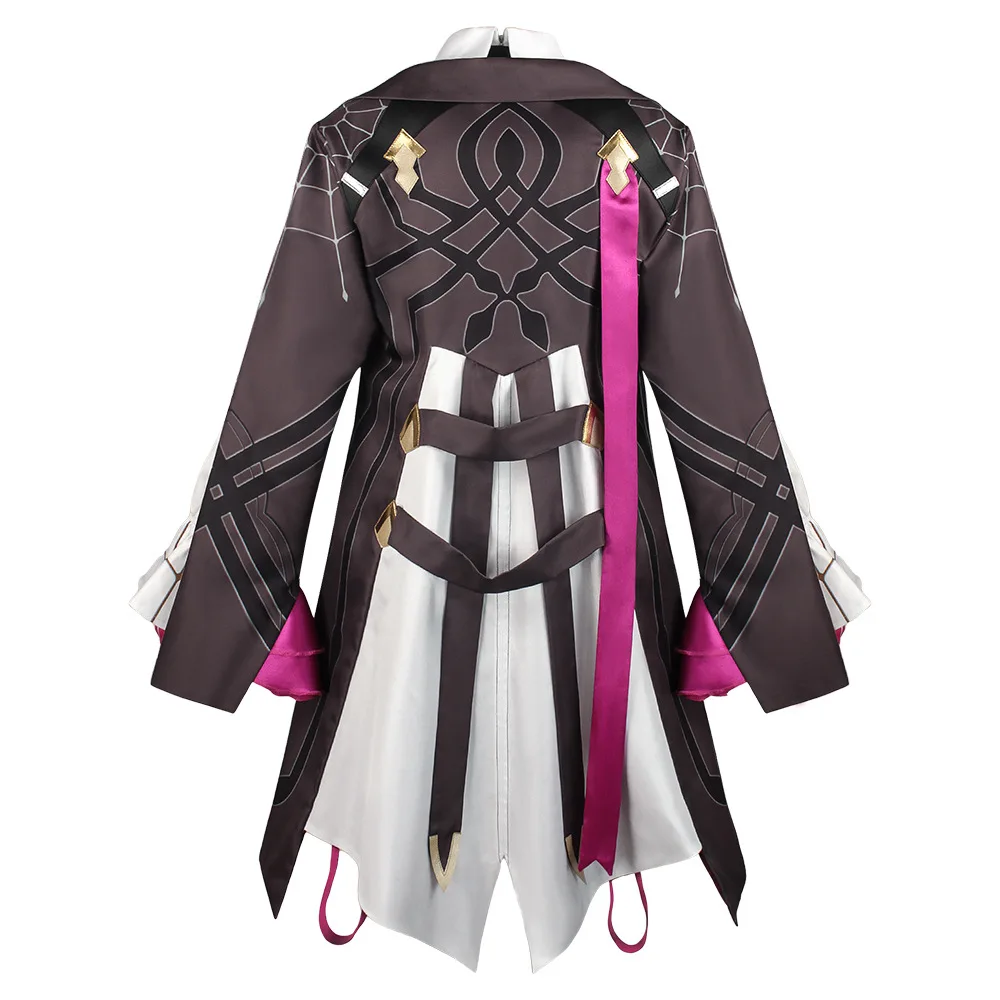 Kafka Cosplay Honkai Star Rail Costume Coat Necklace Gloves Game Clothing Cos Halloween Party Carnival Party Costume Comic Con