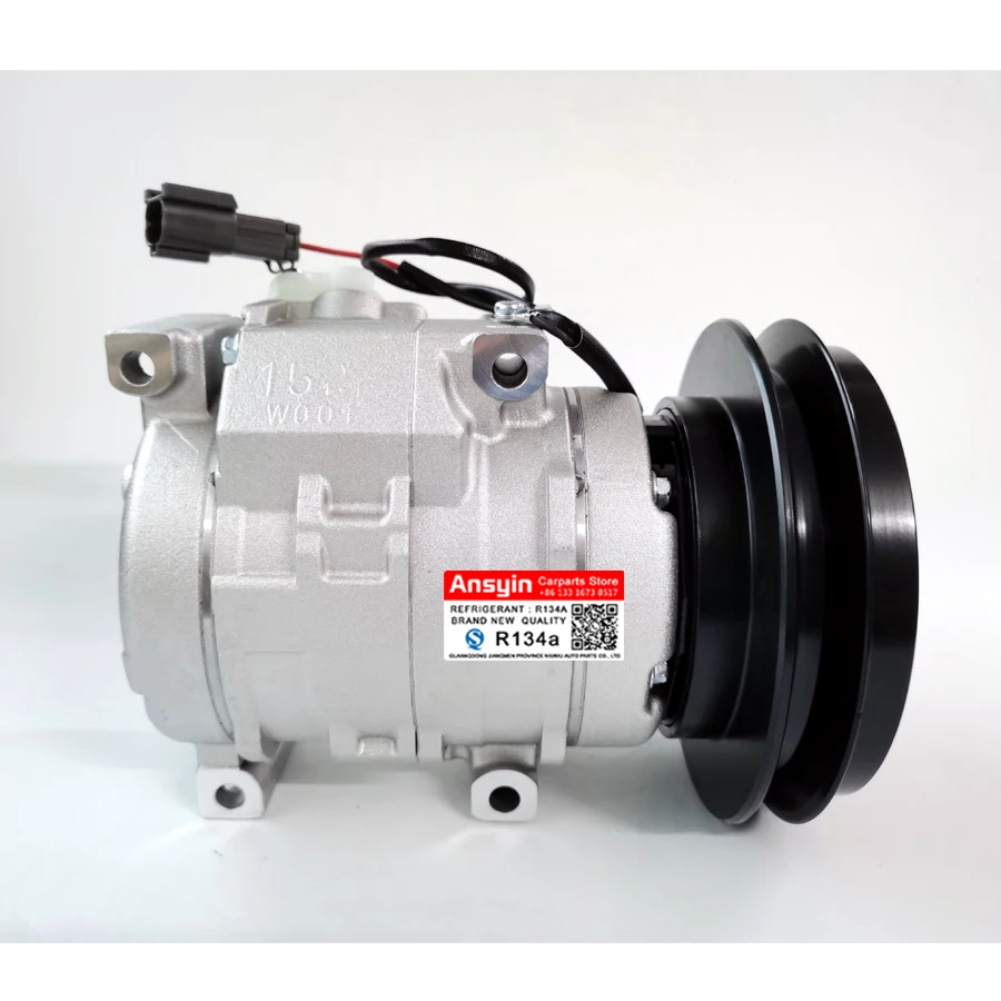 For Komatsu Excavator PC200-6 200-6 Ac Compressor Denso 10PA15C 44710034603D 44…