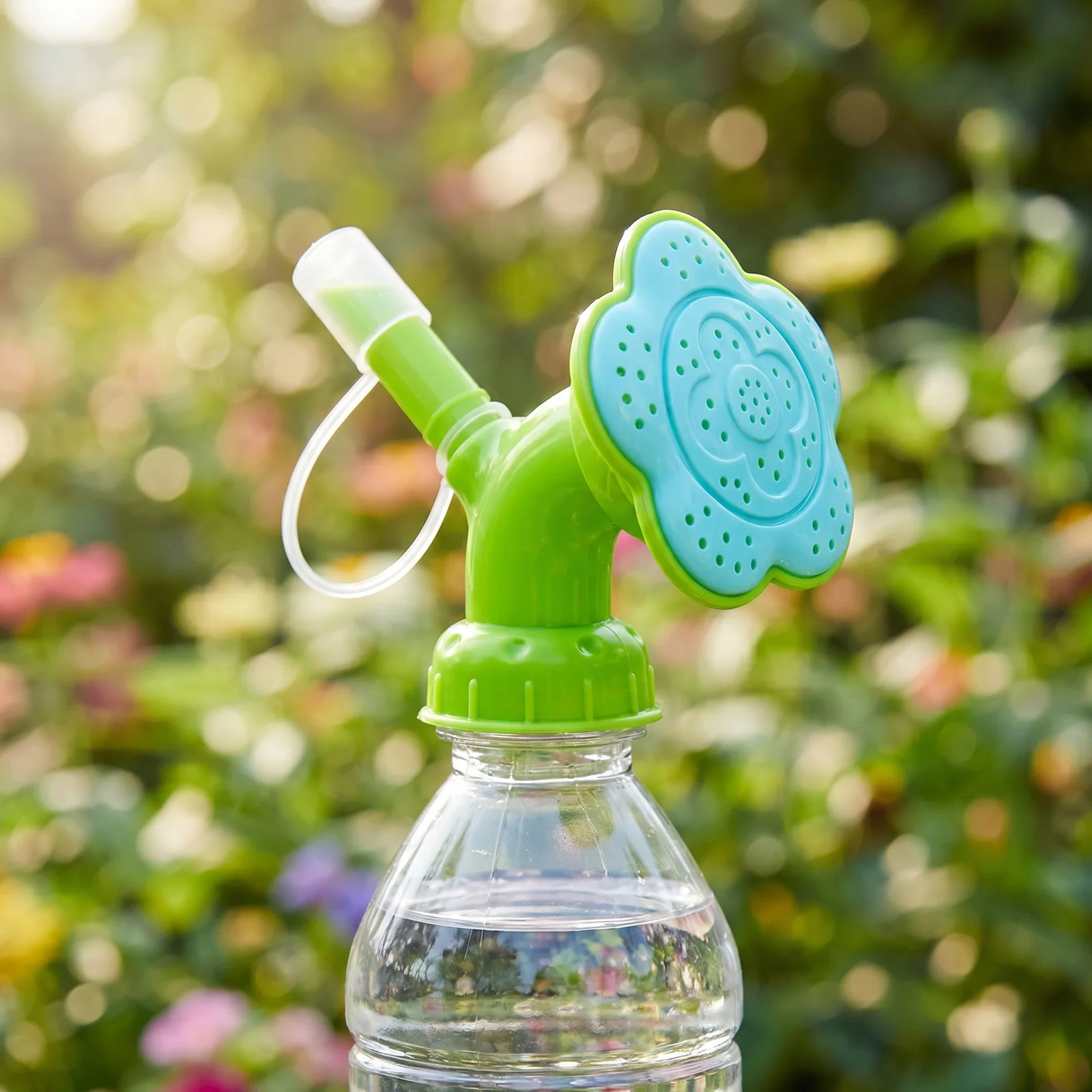 Plastic Dual Head Bottle Cap Sprinkler DIY Mini Irrigation Head Bottle Watering Spout for Indoor Seedlings Plant Garden Tool