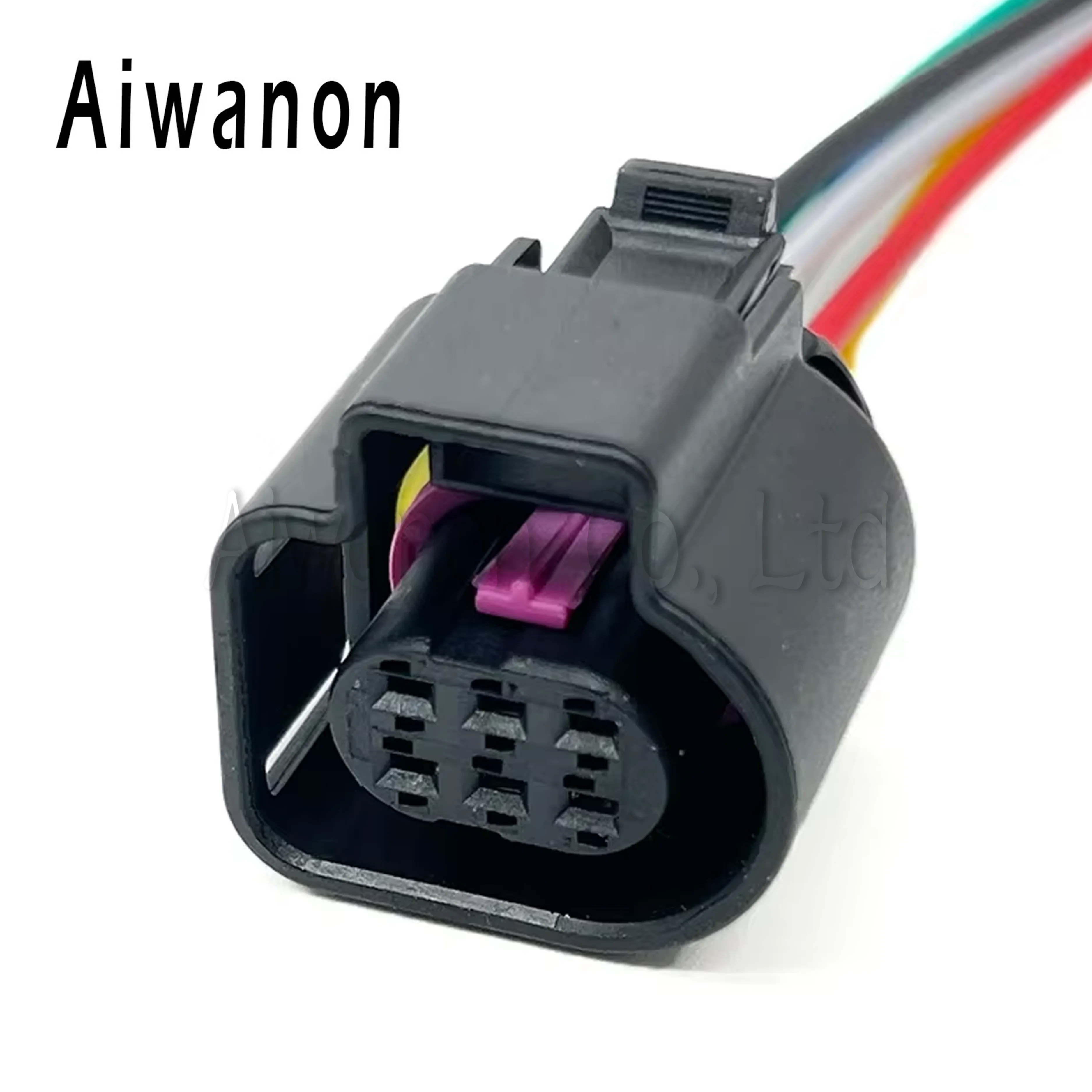 1 Set 6 Pin Auto Throttle Oxygen Sensor 1928404669 Electrical Cable Connectors Female Wire Harness Plug For Bora 4H0973713