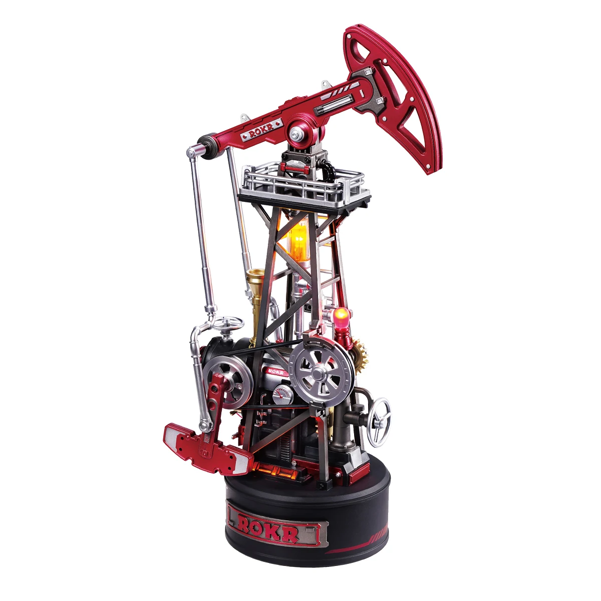 ROBOTIME ROKR Industrial City Series 3D-puzzel Steampunk mechanisch model Uniek bureaudecoratie Ideaal verjaardagscadeau voor jongens en mannen