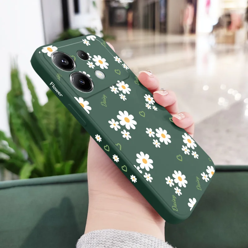 

Love With Daisy Phone Case For Xiaomi Poco F7 X7 X6 F6 M6 M5 M5S F5 X5 F4 X4 M4 F3 M3 X3 Pro 4G 5G GT Silicone Cover