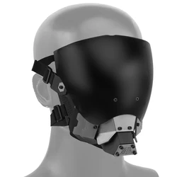 2024 Airsoft Paintball CS Wargame Sports Mask Breathable Cyberpunk Cosplay Tactical Commander Mask Anti-fog Cosplay Masks