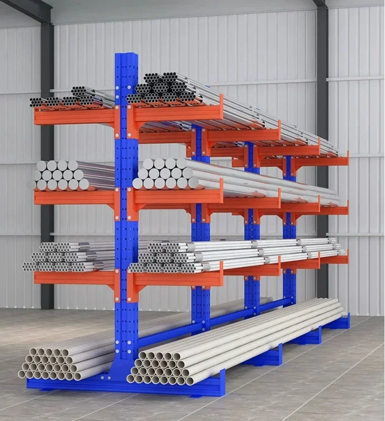 X40 Single And Double-sided Multi-layer Cantilever Arm Support Type Heavy-duty Hardware Warehouse Aluminum