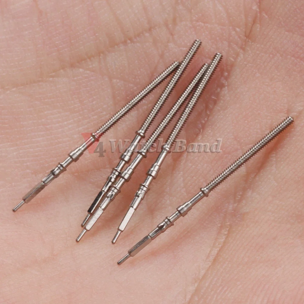 5pcs Watch Nh35a Movement Stem for SEIKONH35A NH36A Modification Replacement Parts Spare Stems Winding Stem Watch Movement Pin