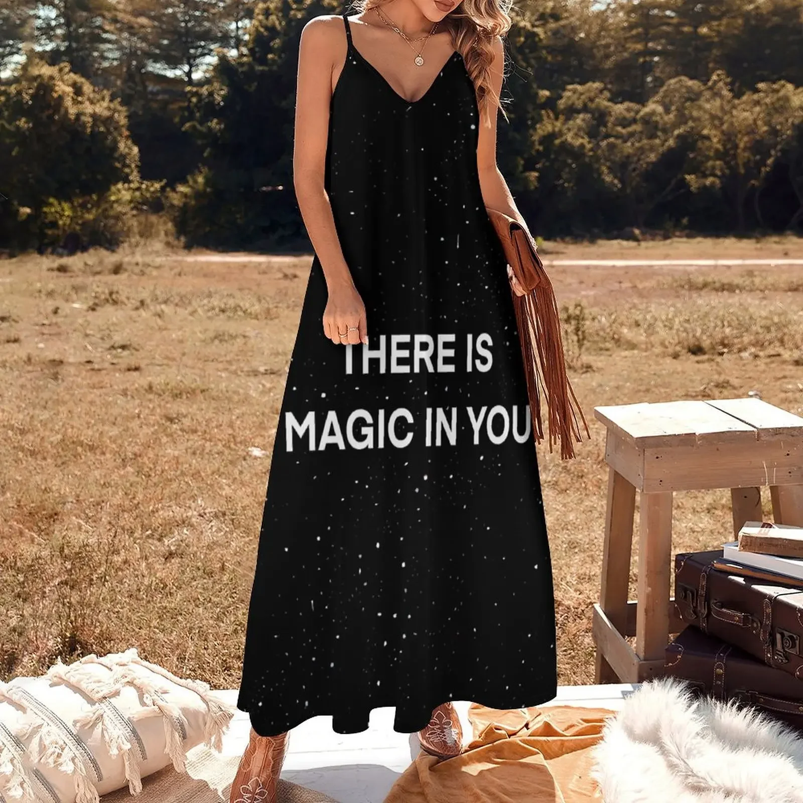 There is magic in you Sleeveless Dress Dresses for wedding party festival outfit women dresses for women dresses summer