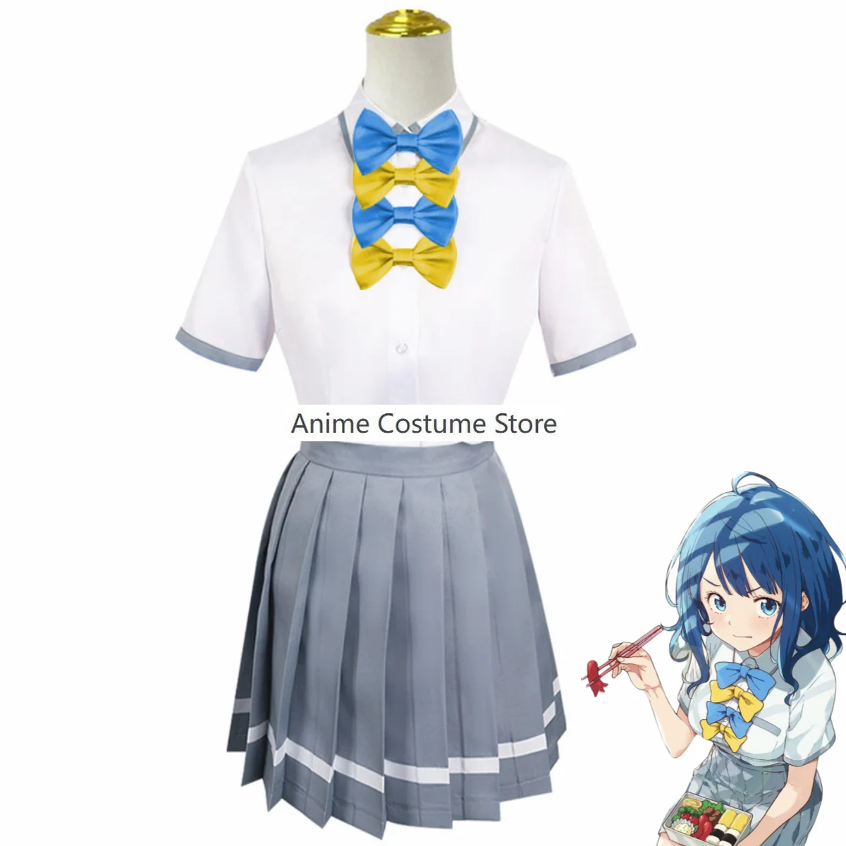 Anime There Are Too Many Failures! Yanami Anna Cosplay Costume Japanese JK Uniform Skirt Woman Sexy Kawaii Halloween Suit