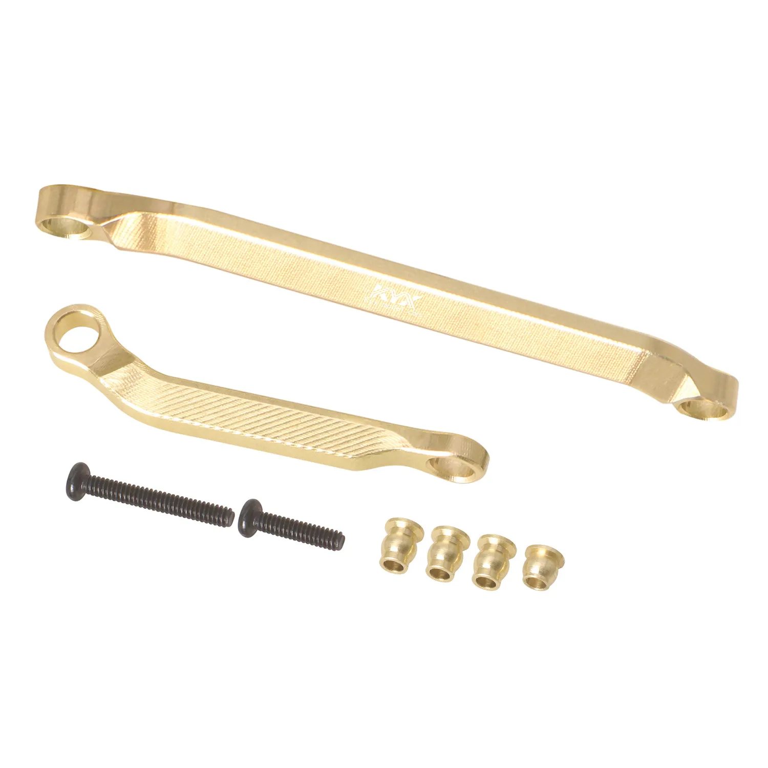 

Усиленные латунные рулевые тяги KYX Racing CNC для передней оси, запчасти и аксессуары для радиоуправляемых краулеров 1/30 Axial SCX30