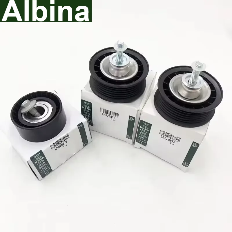 LR028878 LR028879 Upper Lower 2.0L Petrol Drive Belt pulley Fit Land Rover Freelander 2 Evoque Discovery Sport