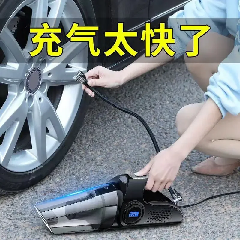 

Car Vacuum Cleaner, Air Pump, Wireless Charging for Car, Powerful Special High-power Four-in-one for Car and Home