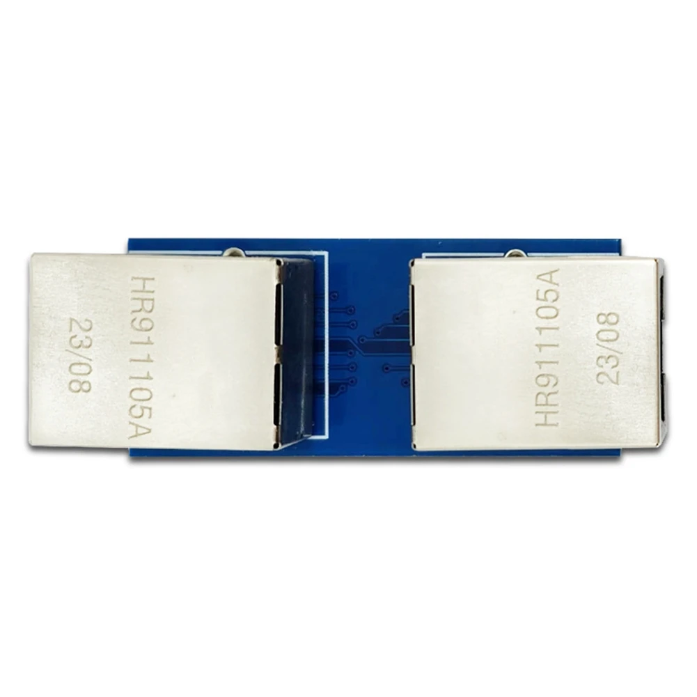 Módulo adaptador de Cable Gigabit Ethernet, conector de extensión de Cable de red, adaptador RJ45, conector recto de red