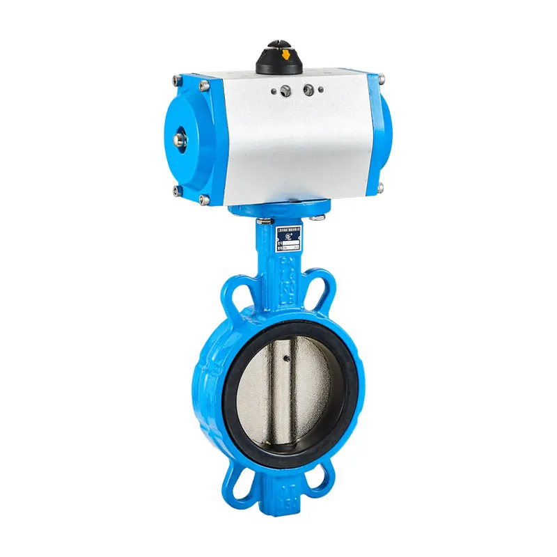 

2-Inch Pneumatic Butterfly Valve with Water Flow Control DN50-300 PN16 Actuator Gas Medium Competitive Price
