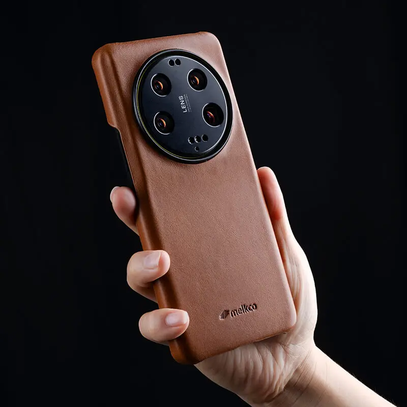 Melkco Genuine Leather Case for Xiaomi Mi 13 Ultra Luxury Business Vintage Oil Wax Pull-up Cowhide Handmade Mobile Phone Cover