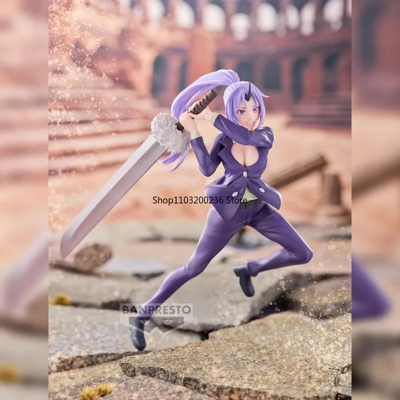 BANDAI Original That Time I Got Reincarnated As A Slime Shion PVC Anime Action Figure Ornaments Model