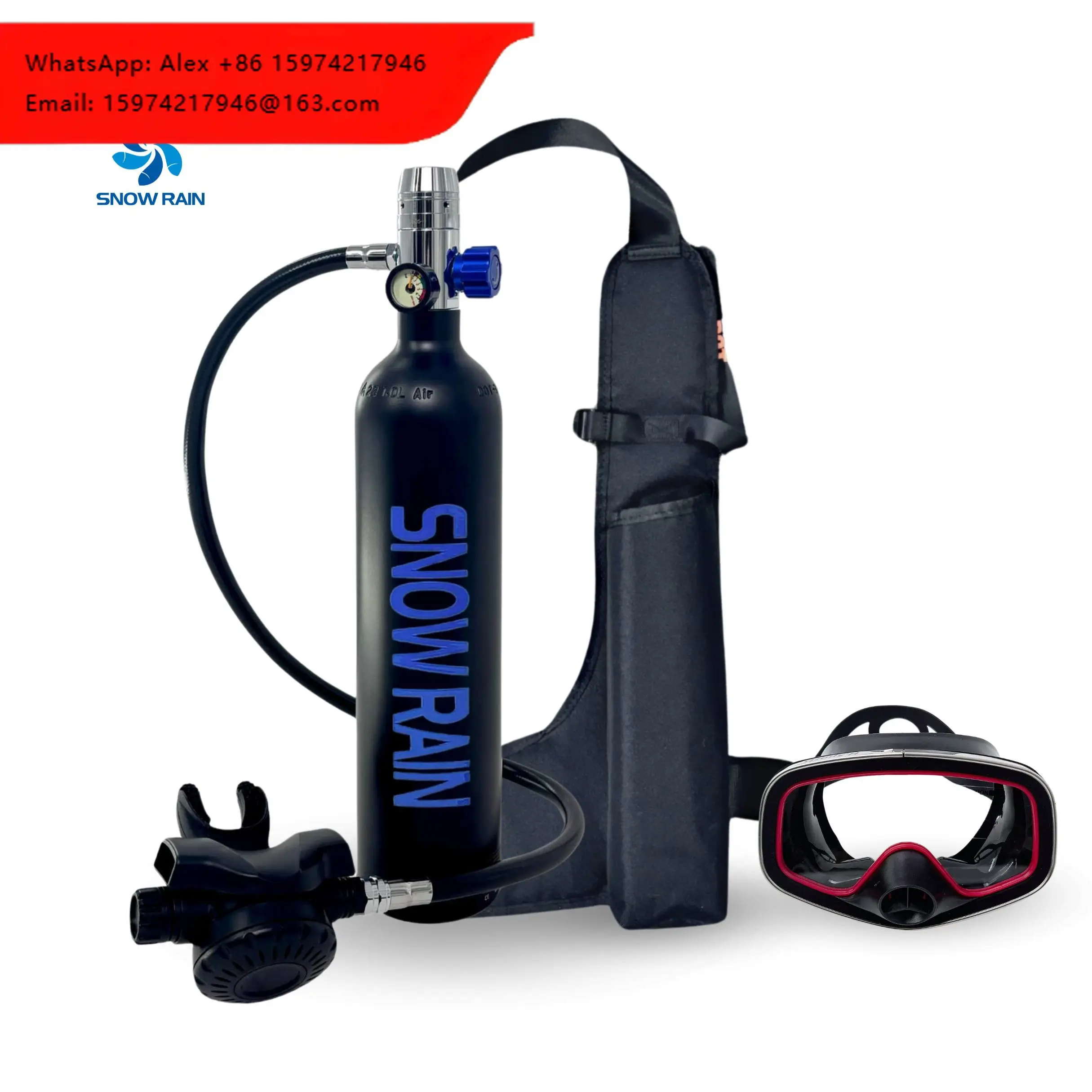 Best Selling High 1l Scuba Tank Set 300bar 2l Scuba Tank 300bar Scuba Tank With Mask