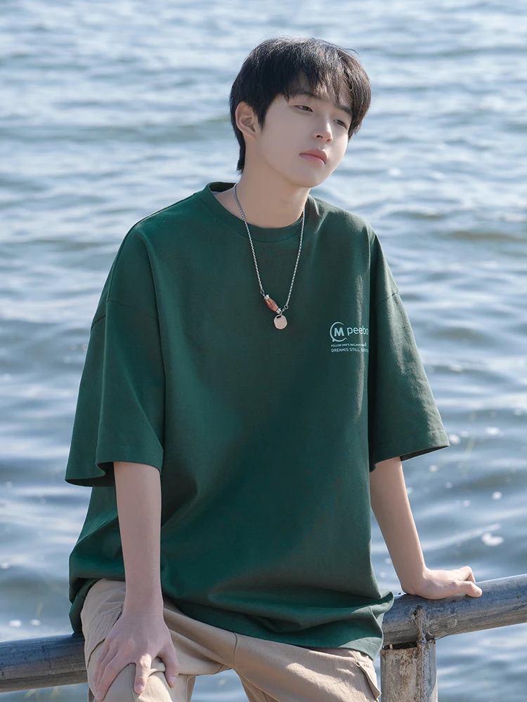 

Мужская свободная футболка из чистого хлопка, дышащая, летняя, модная, брендовая, с креативным принтом «Философ», молодежная, с круглым вырезом