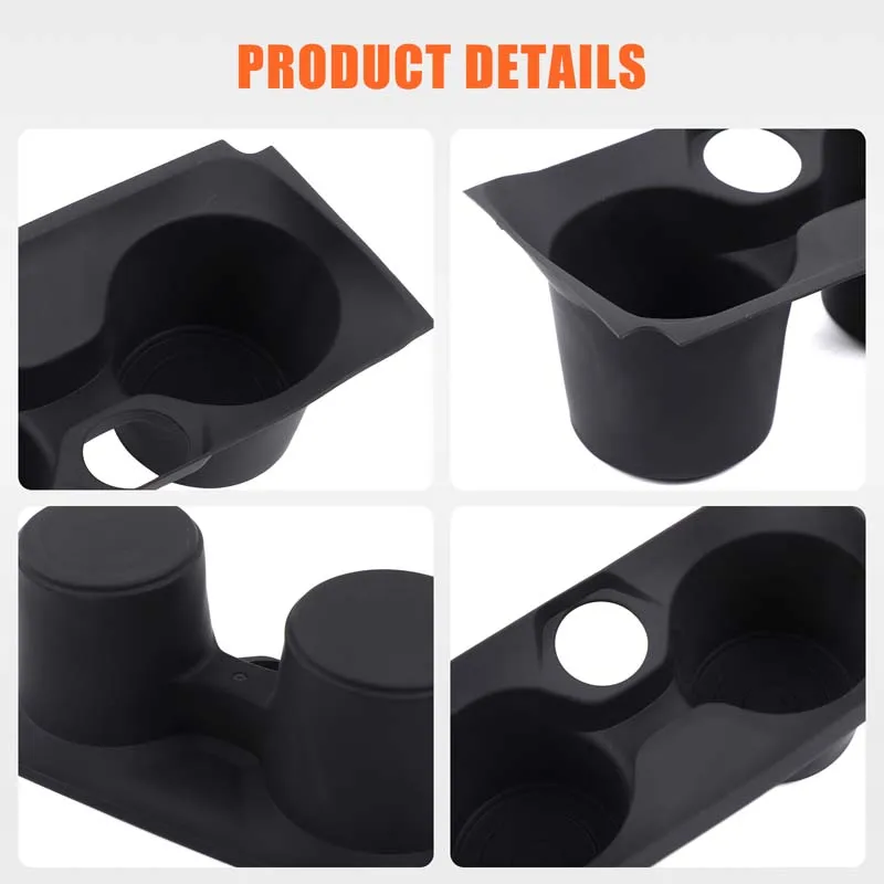 For BMW 1 2 Series F20 F21 F22 F23 F87 2018 2019 TPE Removable Center Console Cup Holder Anti-Slip Waterproof Cup Holder image 3