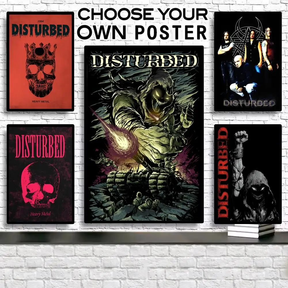 

Hot Band-D-DisturBedS Painting Calligraphy Frameless Canvas Wall Art Perfect For Hallway Home Decoration Holiday Gifts