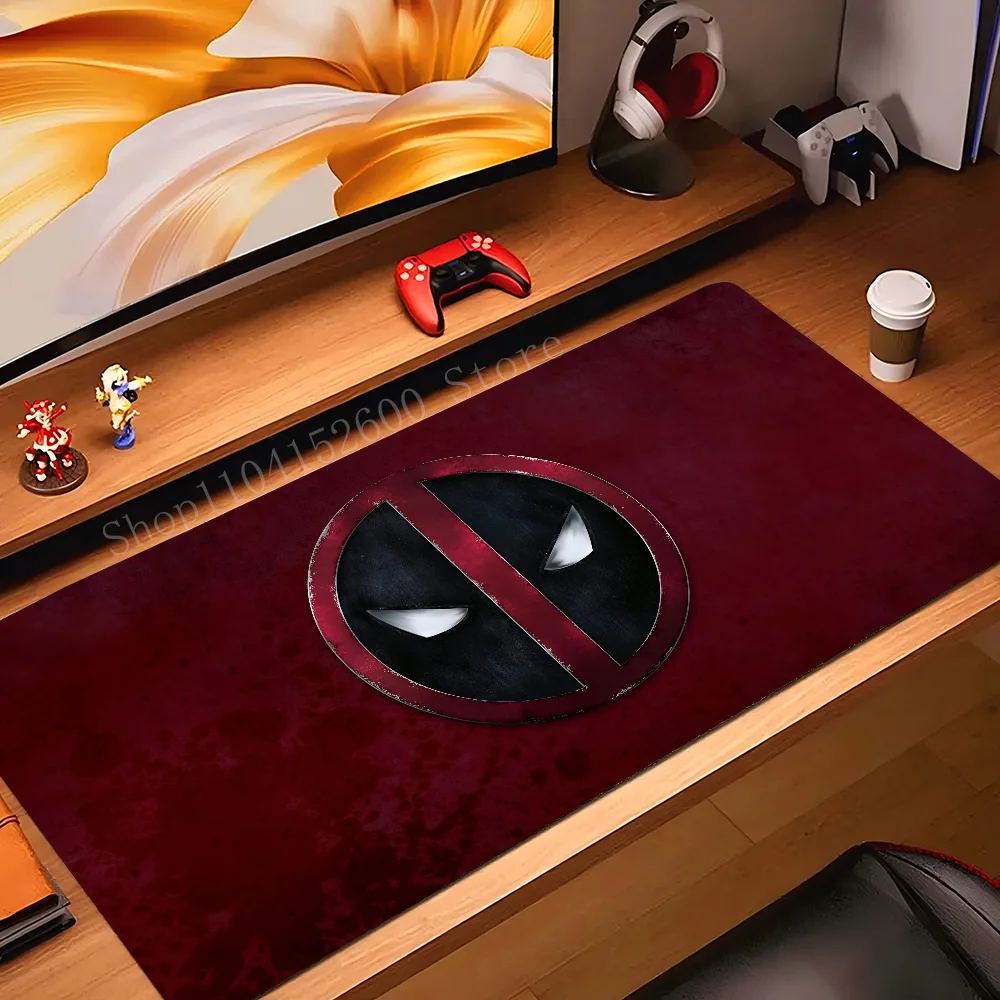 M-Marvel D-Deadpool Anime Mousepad Mouse Mat Desk Mat With Pad Gaming Accessories Prime Gaming XXL Keyboard Pad