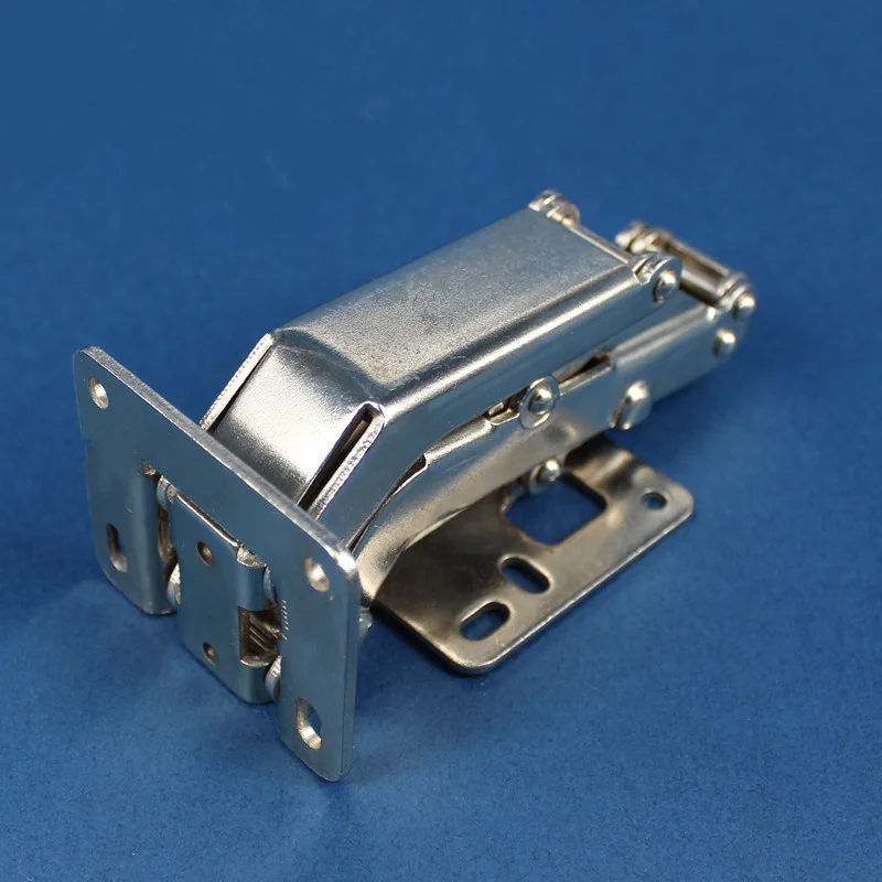 Heavy Duty Door Hinge Adjusted 130-170 Degrees Hinge for Corner Cabinet Door No-Drilling Hole Bridge Shaped Spring Hinge