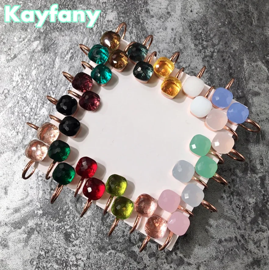 

Classic Crystal Earrings Water Droplets Candy Style Earrings 30Kinds of Color Crystal Drop Earring For Women Fashion Jewelry